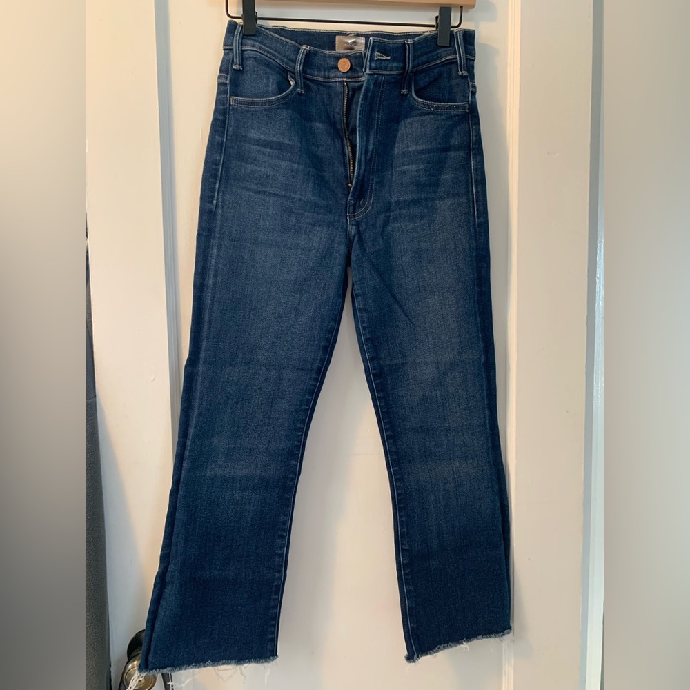 MOTHER High Rise Blue Jeans - Picture 2 of 7